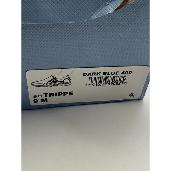 Easy Spirt Dark Blue Trippe Women's Size 9 M Slip On Shoe's New - Picture 3 of 10